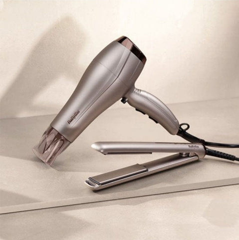 BABYLISS SMOOTH FAST HAIR STYLING SET WITH 2300W HAIR DRYER + STRAIGHTENER 538 PTS BRAND NEW