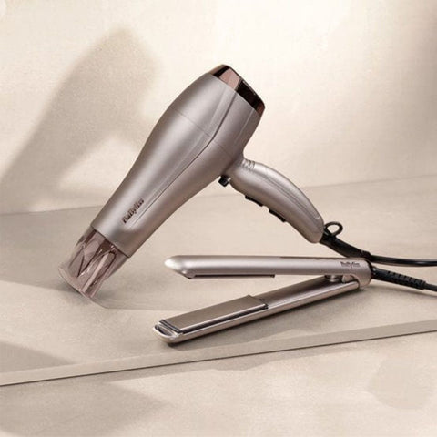 BABYLISS SMOOTH FAST HAIR STYLING SET WITH 2300W HAIR DRYER + STRAIGHTENER 538 PTS BRAND NEW
